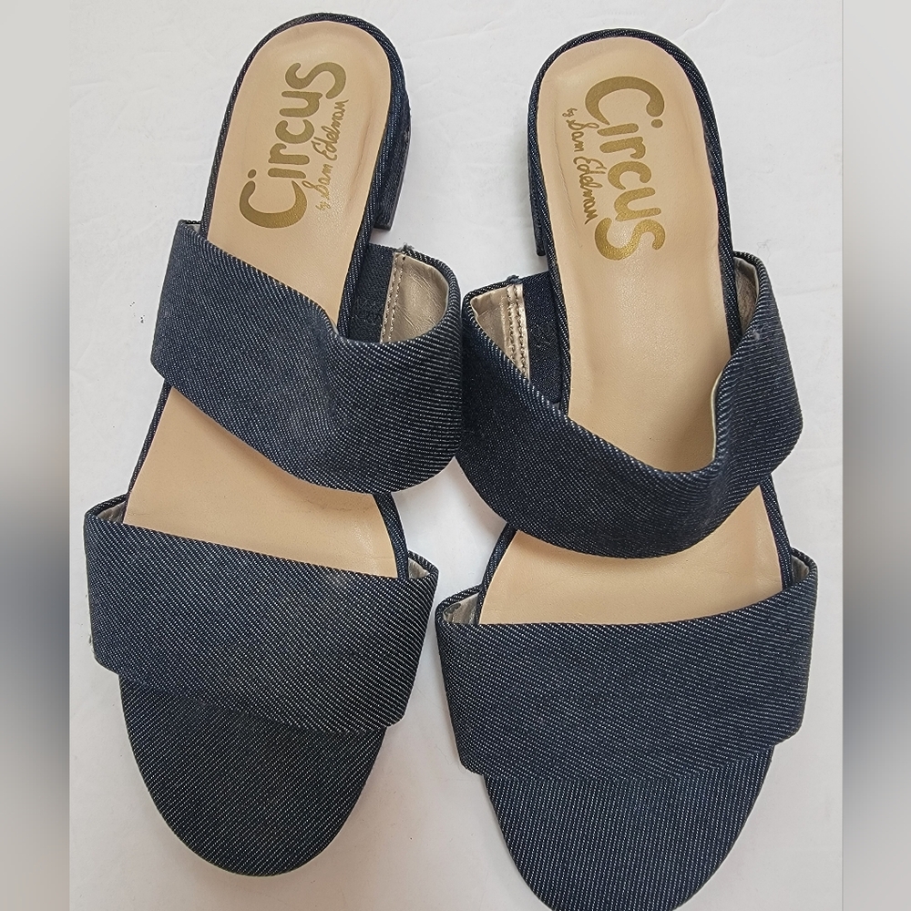 Circus by Sam Edelman Women's Denim Sandals Size 8